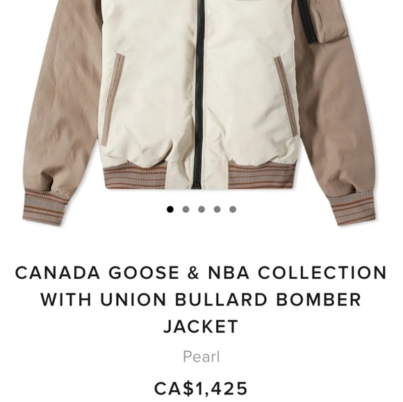 COPY - CANADA GOOSE & NBA COLLECTION W/UNION BOMBER JACKET - Picture 5 of 10